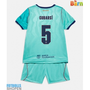 Billiga Barcelona Pau Cubarsi #5 Tredjeställ Barn 2026-27 Kortärmad (+ Korta byxor)